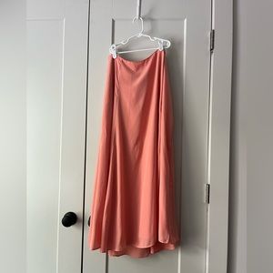 A&F Coral Maxi Skirt